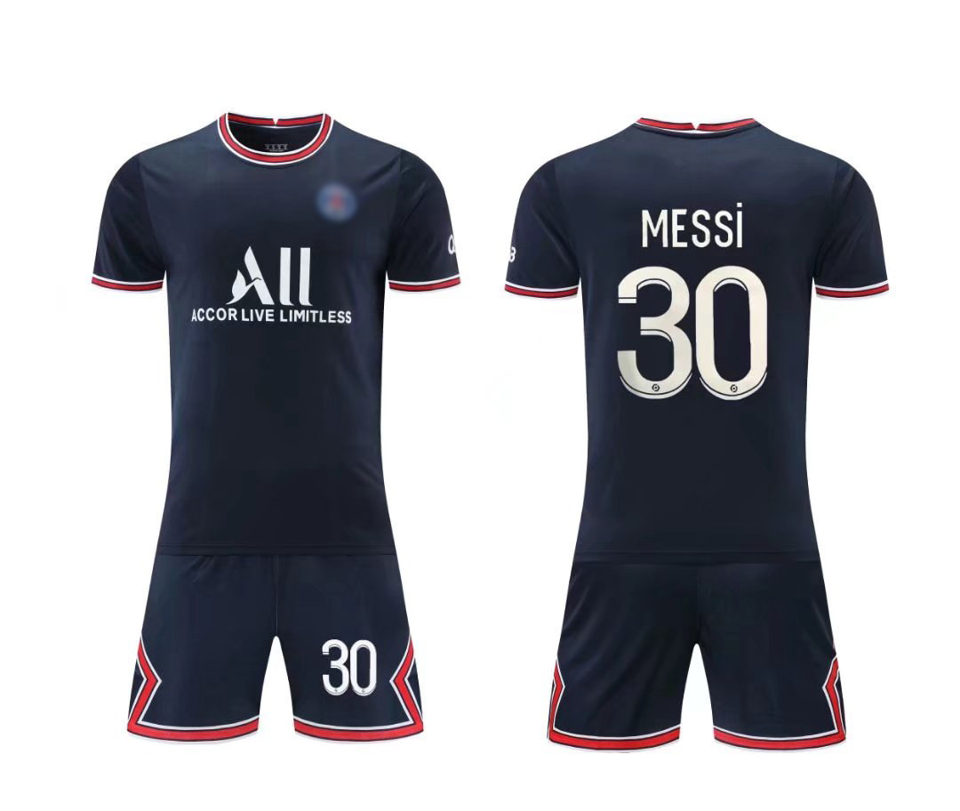 Hot sale Children Adult Football Jerseys Boys and girls Soccer uniform football jersey training jersey suit with socks