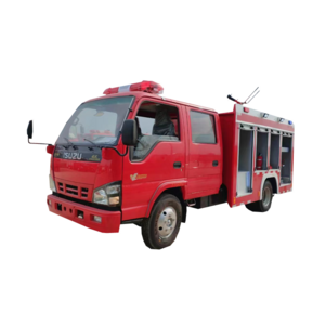 Isuzu Small Fire Truck Price Double Cabin Fire Truck 2T Mini Fire Water Truck