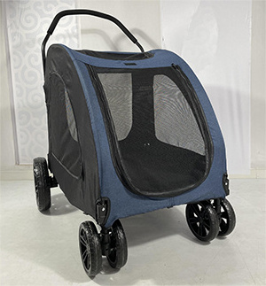 Popularity and luxury pet buggy stroller large size dog doggy walker carrier wagon with cheap price