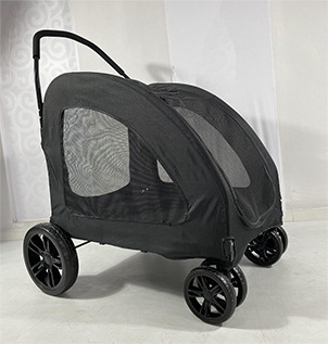 Luxury design large size pet stroller China wholesale pet products for big dog and cat traveling