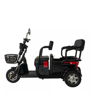 Electric tricycle passenger mode 3 wheels scooter 1000W motor fat tire