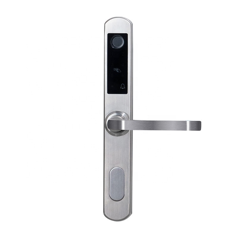 Tuya Fingerprint Smart Door Lock Stainless Steel 304 Break-Bridge Aluminum Door Lock Sliding Glass Locker Lock