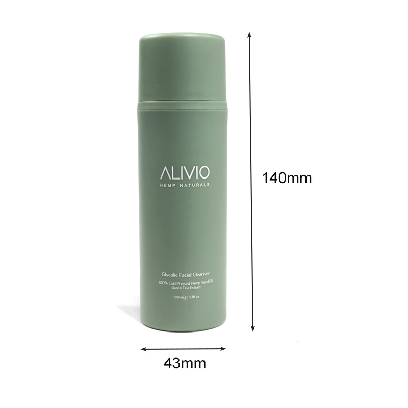 Customizable Luxury Empty Plastic Foam Lotion Pump Bottle 30 50 100ml Cosmetics Face Skin Care Airless Bottle With Lotion Pump