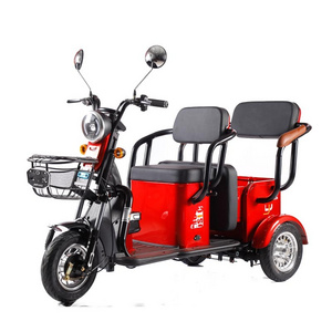 600W Adult Leisure Electrical Tricycle For 3 Person Disabled Electric Scooter 3 Wheels Electric Bike