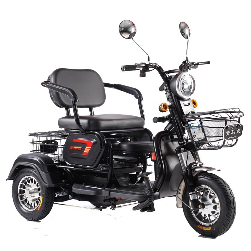 High Quality Cargo Electric Trike Lithium Battery Powered 600W Three Wheels Electric Tricycles Child Seat Large Storage Box