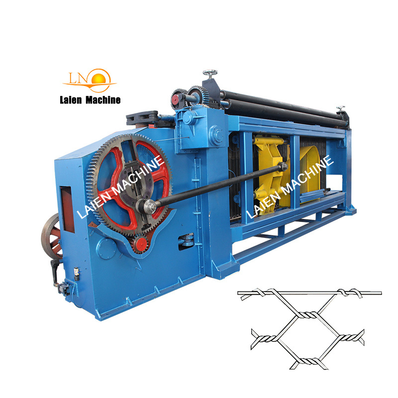 Safety gabion boxes hexagonal fence reverse twist metal mesh making machines