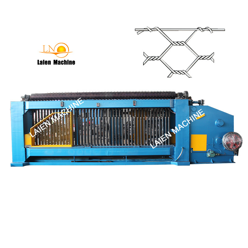 Safety gabion boxes hexagonal fence reverse twist metal mesh making machines