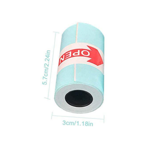 Thermal Printer Paper Colorful Mini Printing Paper Roll and Self-Adhesive Printable Sticker