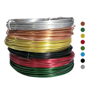 Colored Soft Anodized Aluminum Craft Coloured Wire for Sculpting Armature Jewelry Making