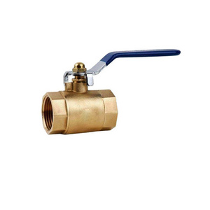 1/2" female brass ball valve with steel handle