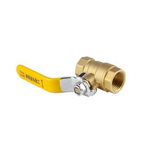 PN25 1/2" NPT thread PN16 brass ball valve with long handle