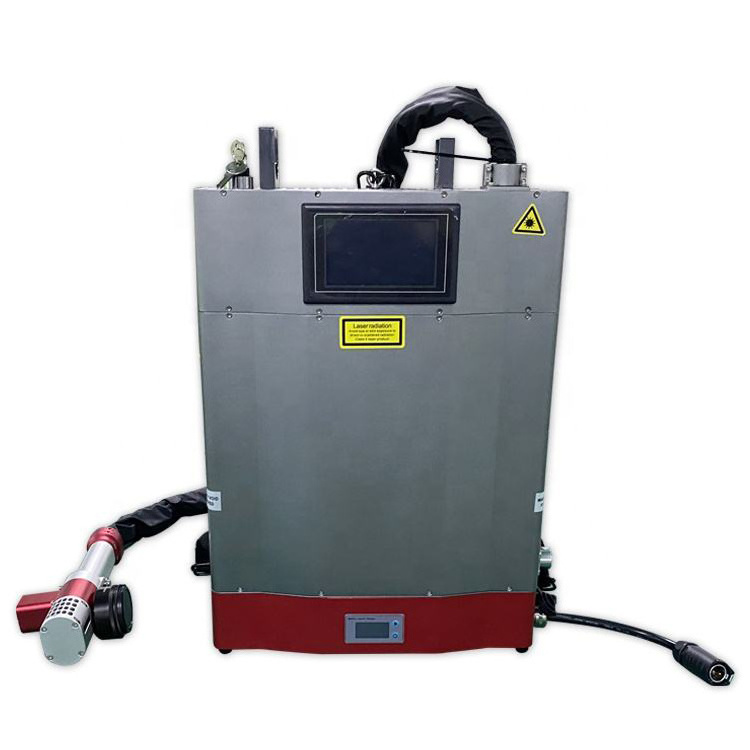 50W 100w 200W 500w Portable Mini Laser Cleaning Machine Rust Paint Oil Dust Removal Portable