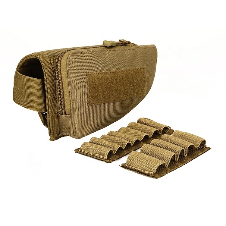 New Style High Density Nylon Outdoor Hunting Tactical Camo Multi-function Cheek Rest Magazine Pouch Holder