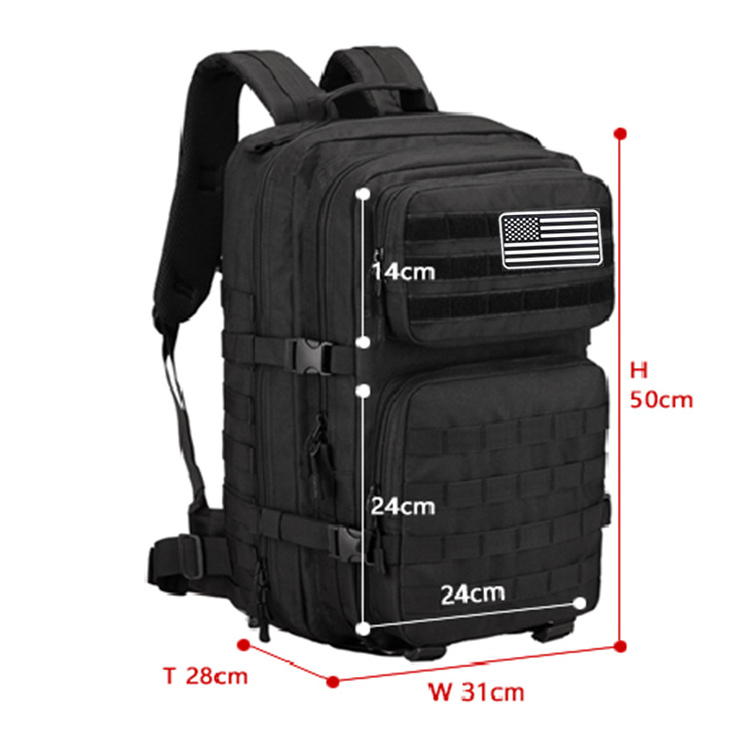 Protector Plus Hot Sale Multifunction Durable Waterproof MOLLE 45l Tactical Backpack Gym Outdoor Hunting Camo Crossfit Backpack