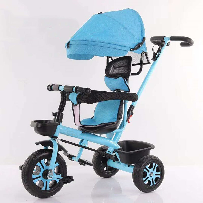 China 2021 Hot Selling Trikes For Baby Tricycle For Children Trikes With Sun Shade For Baby Ride On Toy Kid Tricycle