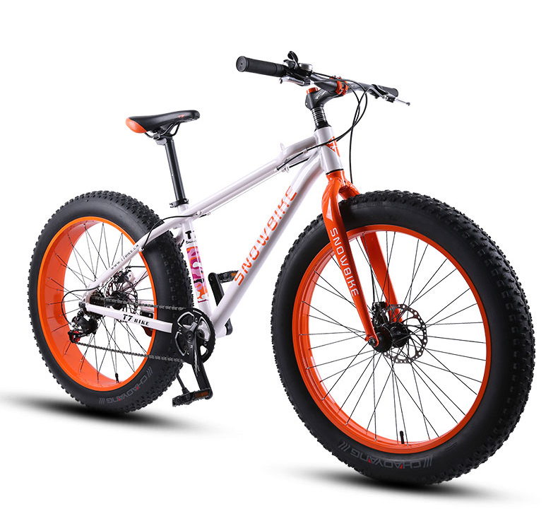 24 speed New 4.0 fat tire bike double disc brake beach bicycle snow bike 24 and 26 inch mountain bike bicycle