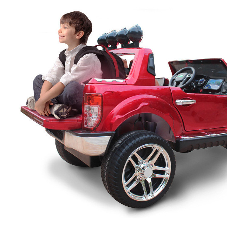 NEWEST X7 12V double seat ride on cars with powerful wheels electric car kids remote control baby car