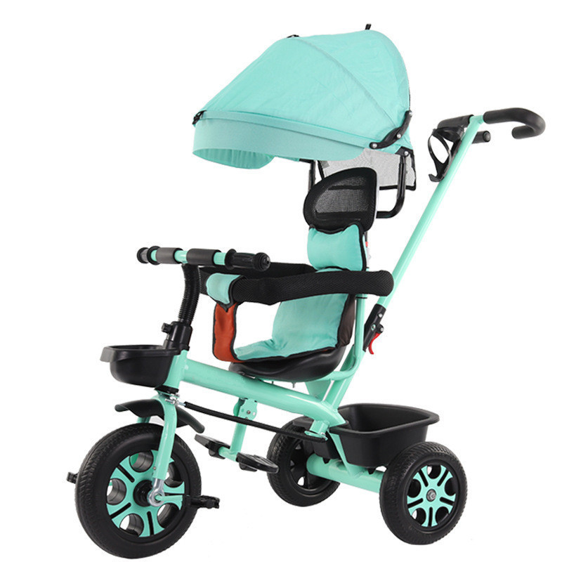 China 2021 Hot Selling Trikes For Baby Tricycle For Children Trikes With Sun Shade For Baby Ride On Toy Kid Tricycle