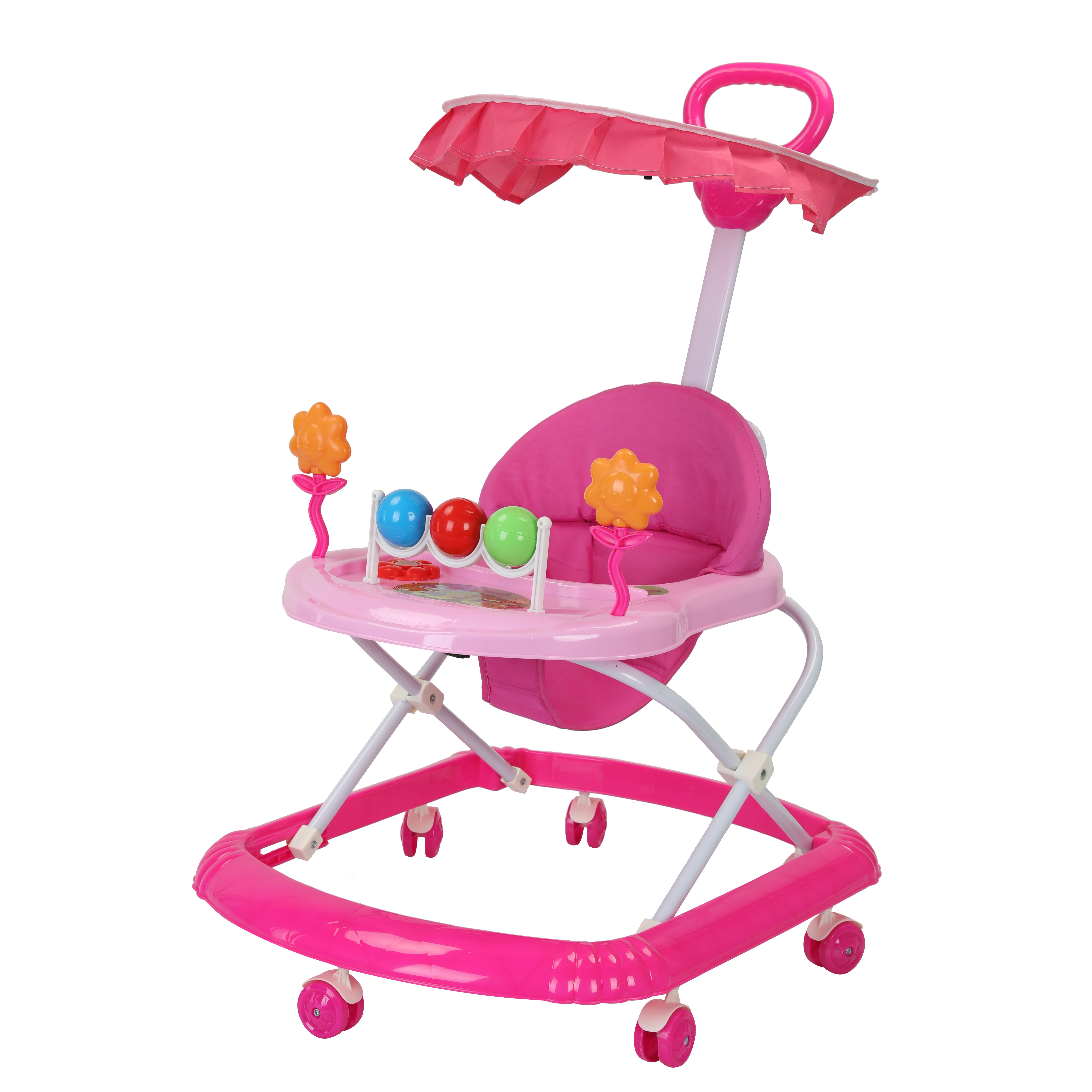 alibaba factory low price baby walker trolley  6 wheels/children baby walker for kids/monkey baby walker