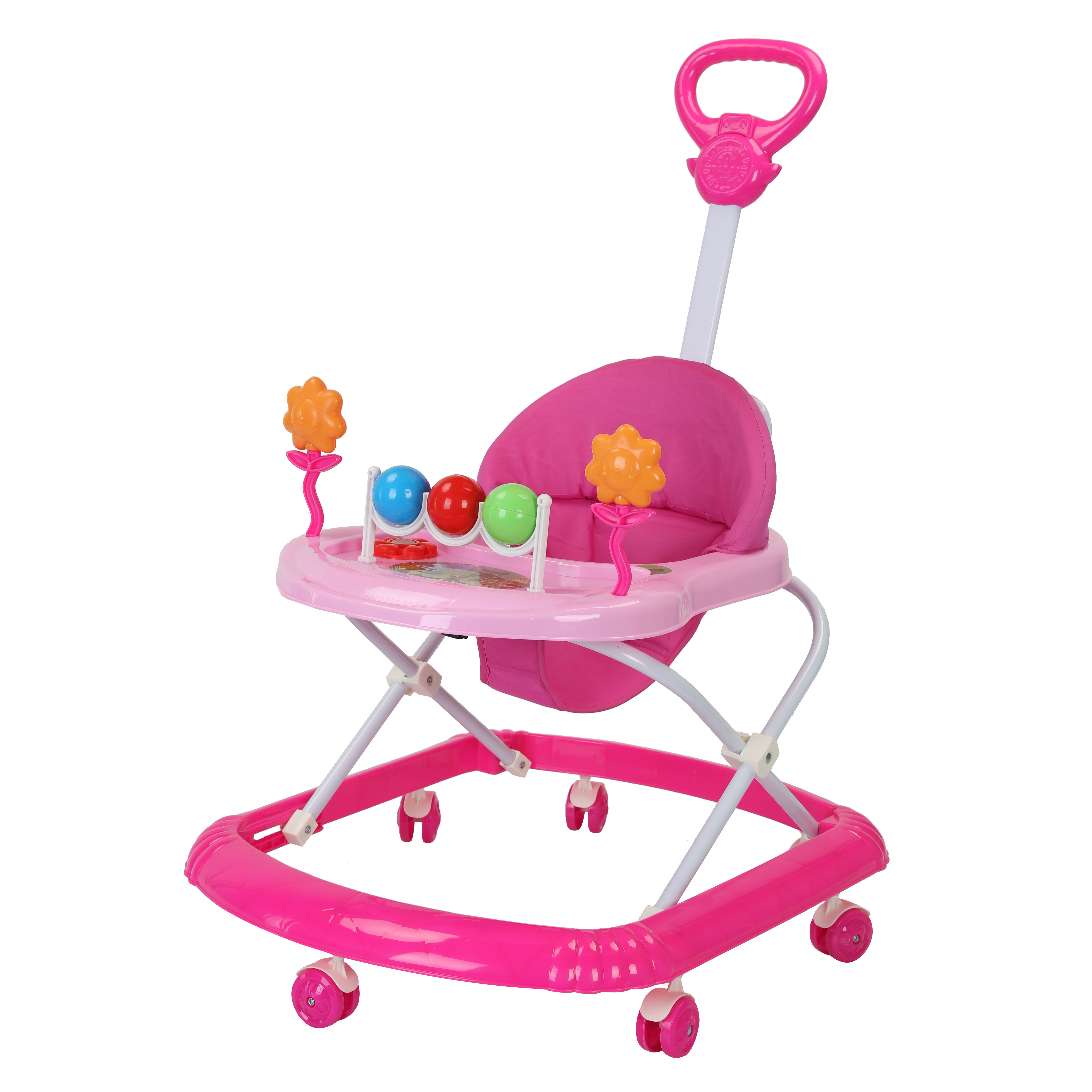 alibaba factory low price baby walker trolley  6 wheels/children baby walker for kids/monkey baby walker