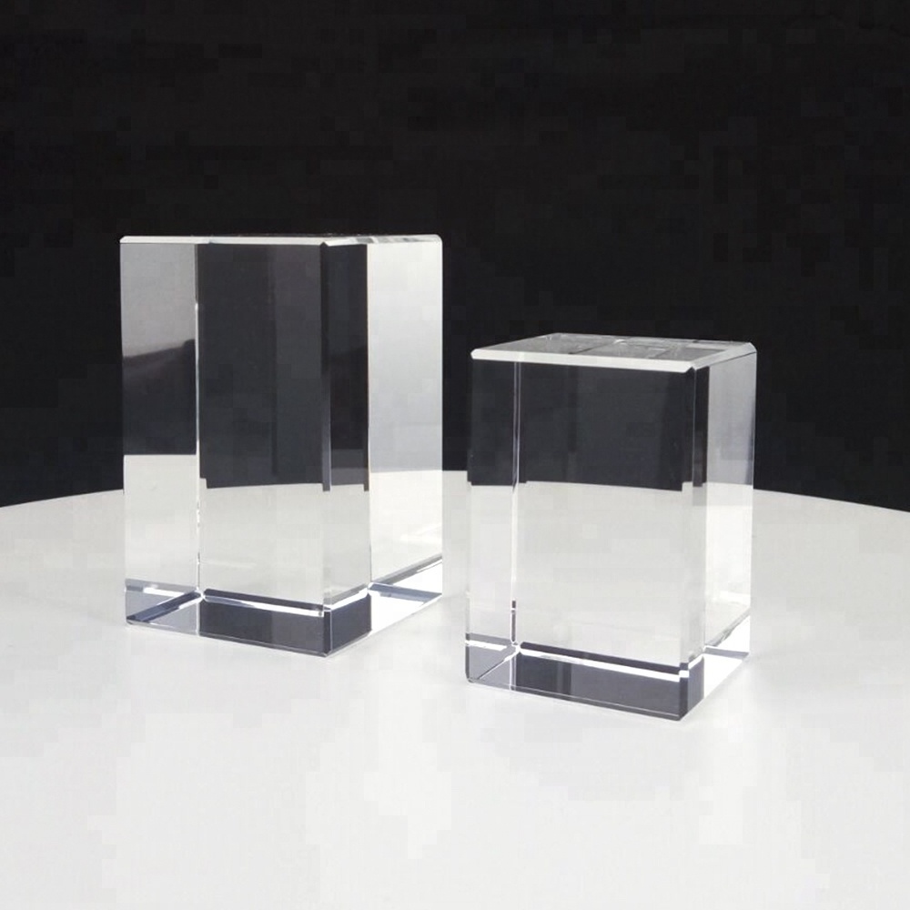 Honor of crystal Factory Wholesale K9 Crystal Glass Blank 3d Laser Engraving Crystal Block Cube