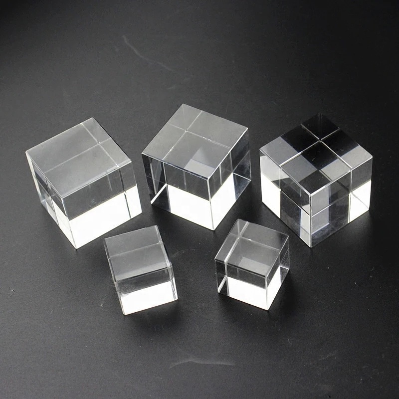 Honor of crystal Factory Wholesale K9 Crystal Glass Blank 3d Laser Engraving Crystal Block Cube