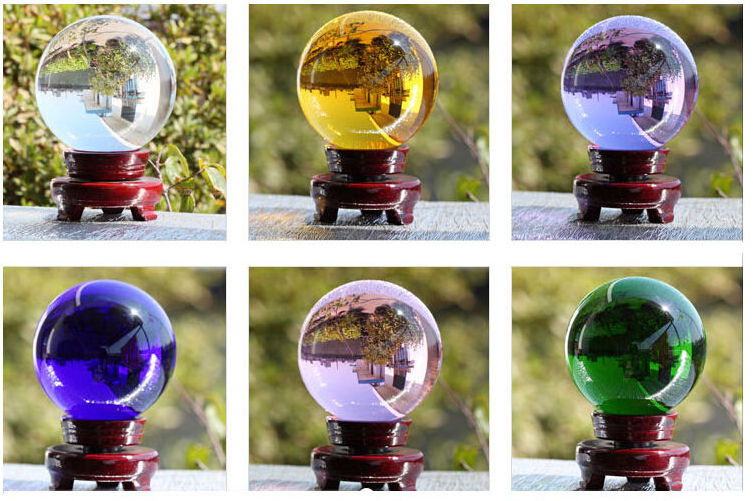 70mm Rare Clear Crystal Sphere Crystal Glass Ball With Removable Base Fashion Table Decor Good Luck Ball Free Shipping 70mm