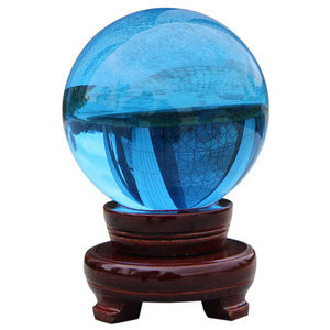 Honor Of Crystal Hot Selling Decorative Solid Glass Ball Craft Color Crystal Glass Ball