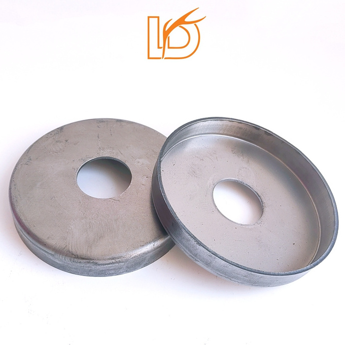 LD Metal Raw Color Stamping Iron Base Cover fit 1-3/16