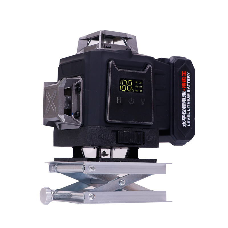 lazer level green beam laser cross 16 line self leveling 4d auto rotary construction nivel laser  360 degree machine tool