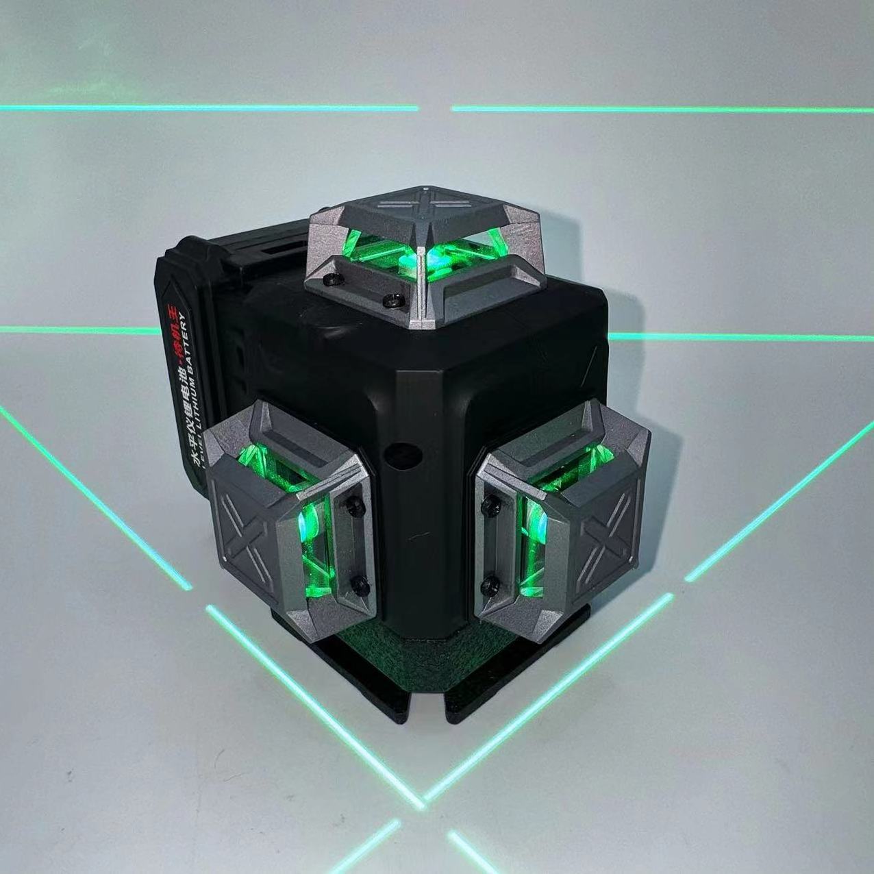 Leichuang high precision rotating laser equipment self level laser verde 12 line green 16line 4d mini laser level