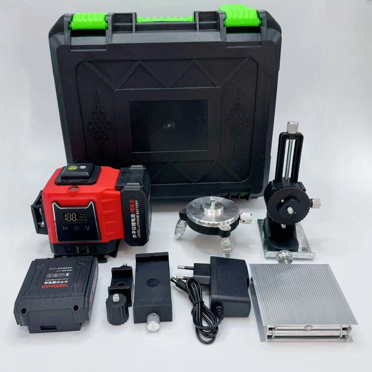 Leichuang high precision rotating laser equipment self level laser verde 12 line green 16line 4d mini laser level