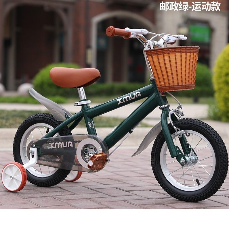 Factory direct wholesale 12 14 16 inch cheap kids bike with basket new design wheels kids training bike