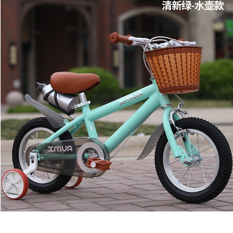 Factory direct wholesale 12 14 16 inch cheap kids bike with basket new design wheels kids training bike