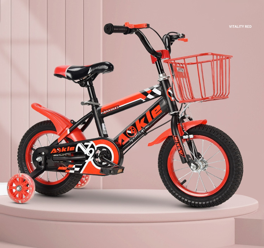 High quality bicycle four wheeler children's bicycle with push rod learn to drive outdoor sports