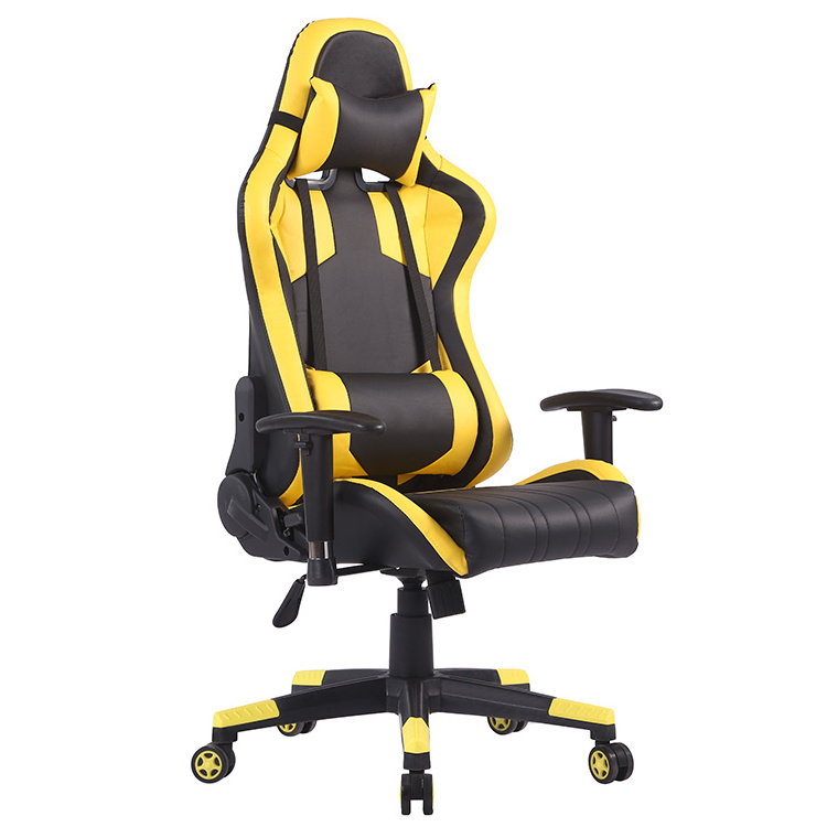 Free Sample Footrest Red Frame Floor Yellow Gamer Steelseries High Back Rocker Adjustable Mesh Extreme Gaming Chair With Led