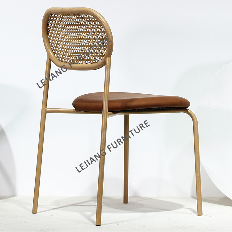 Cheap Wholesale Outdoor Nordic Modern Room Rattan Dinning Restaurant Dining Chair For Dining Table Restaurant Dining Room