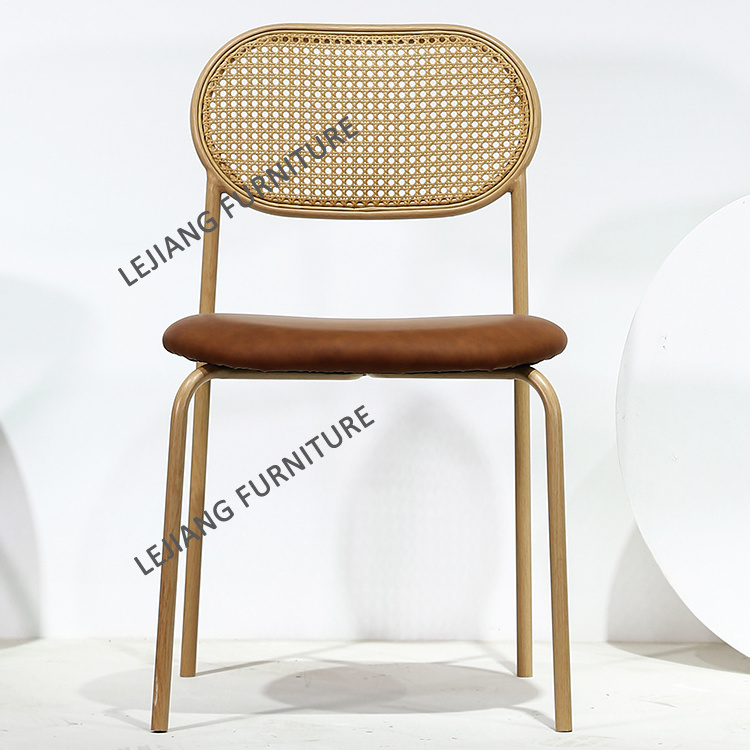 Cheap Wholesale Outdoor Nordic Modern Room Rattan Dinning Restaurant Dining Chair For Dining Table Restaurant Dining Room