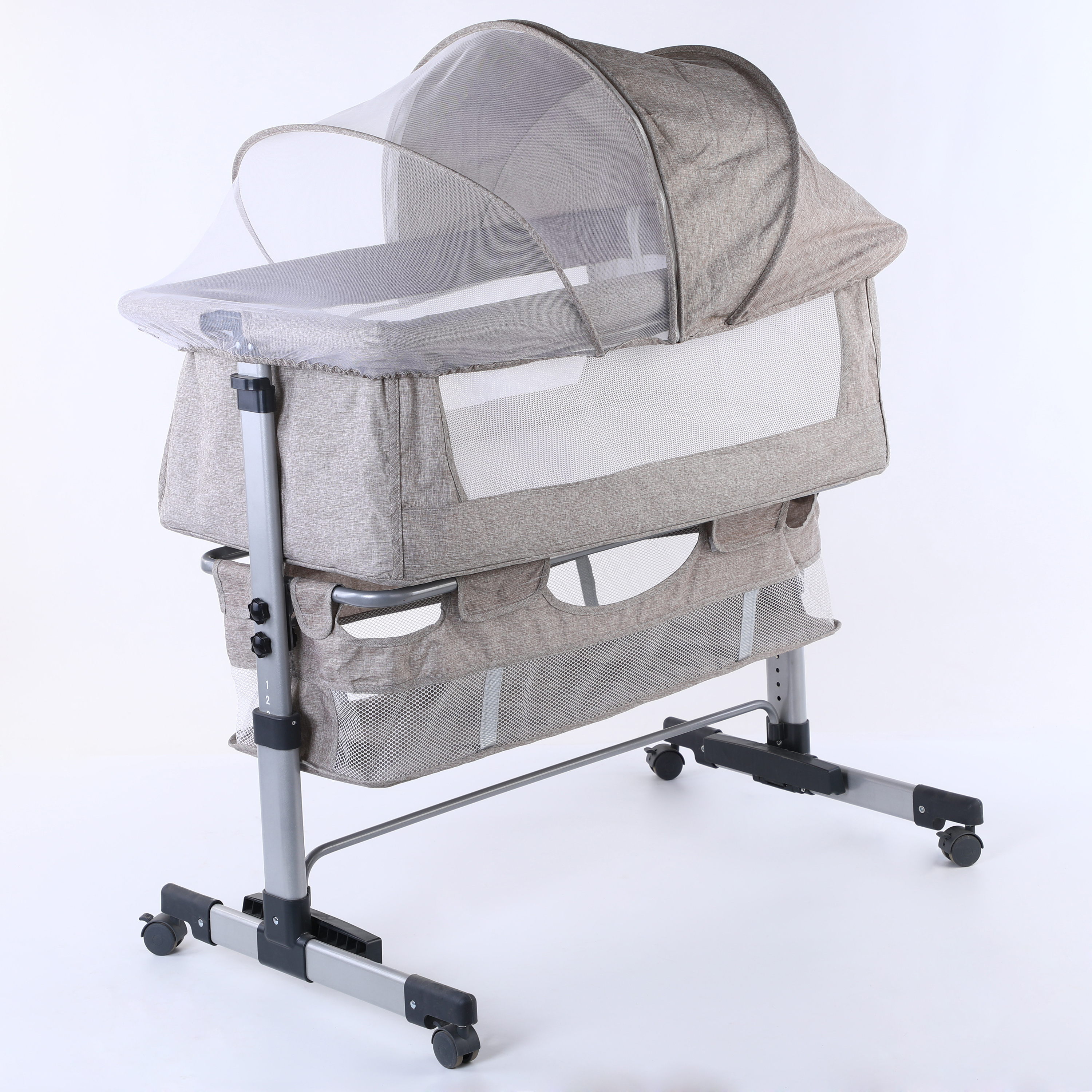 Cradle Swing Crib Newborn Furniture Detachable Crib Portable Folding Crib