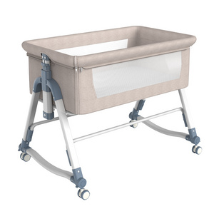 Factory price hot-selling cradle rocking crib The latest design can be discounted