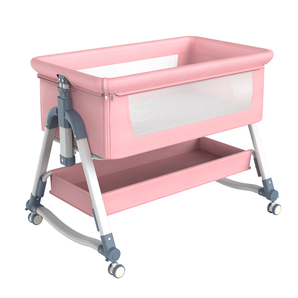 Factory price hot-selling cradle rocking crib The latest design can be discounted