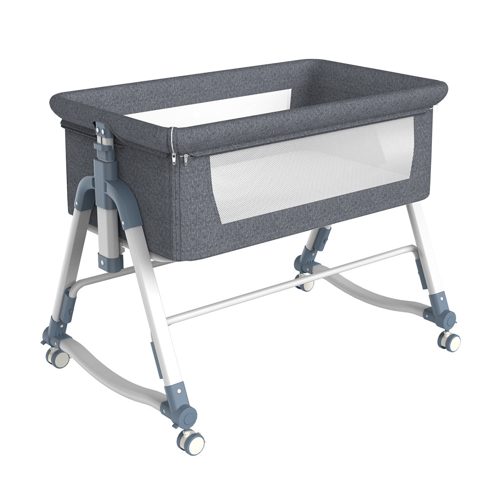 Factory price hot-selling cradle rocking crib The latest design can be discounted