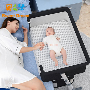 2023 baby beds for new born swing bed cots kids' cribs bedside sleeper boy&girl portable