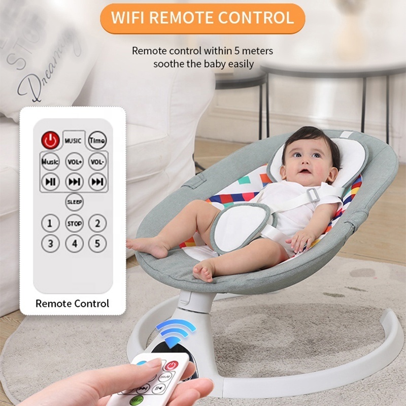 Automatic cradle baby electric swing bed mesedora para bebes baby swing electric with bluetooth