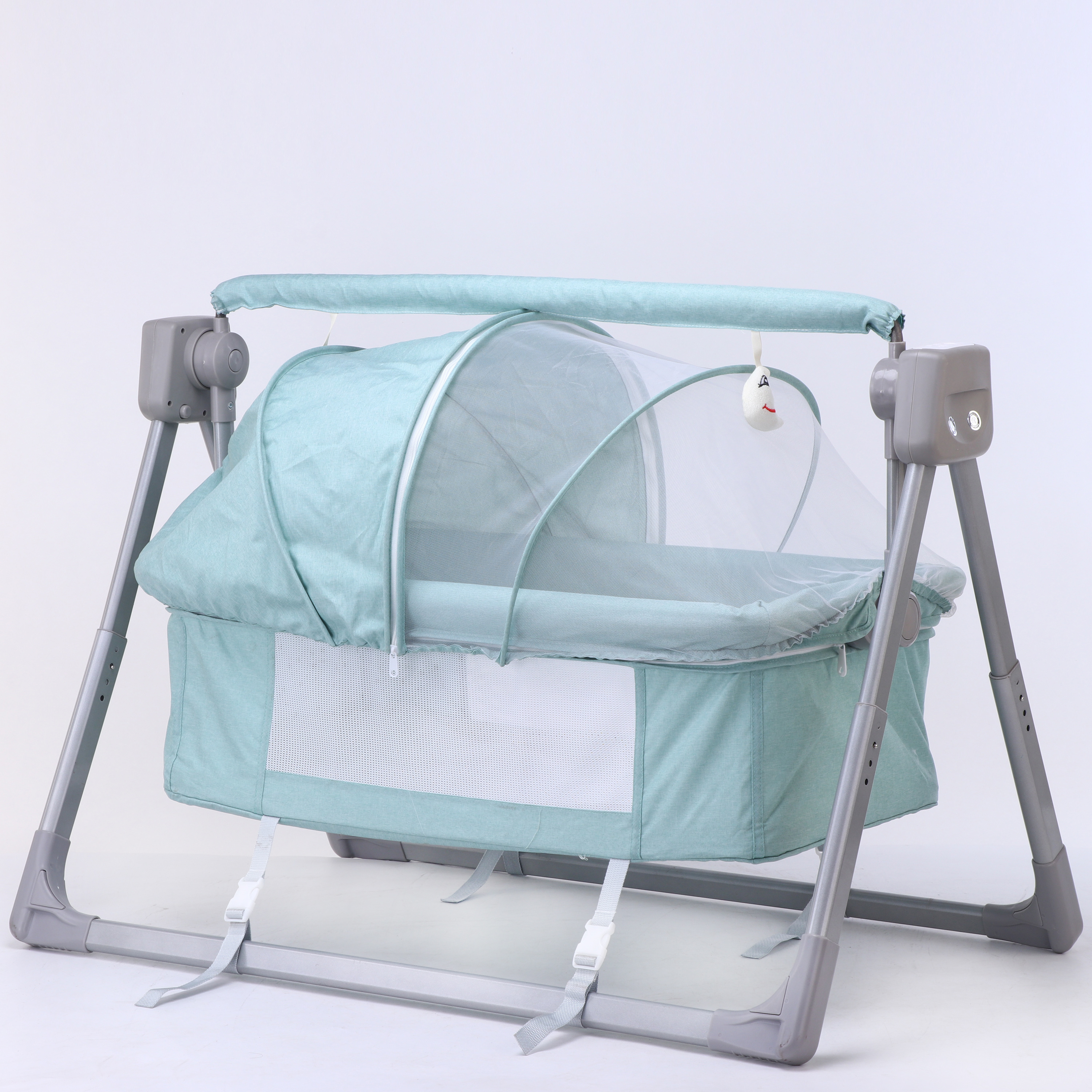 Factory hot sale baby crib basket baby music bed adjustable speed bed, factory direct sales