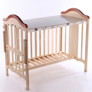 Multifunction baby Wood cot crib for sale Safety Multi-functional Cot Kids' Cribs Wooden Pine Cot Baby Crib