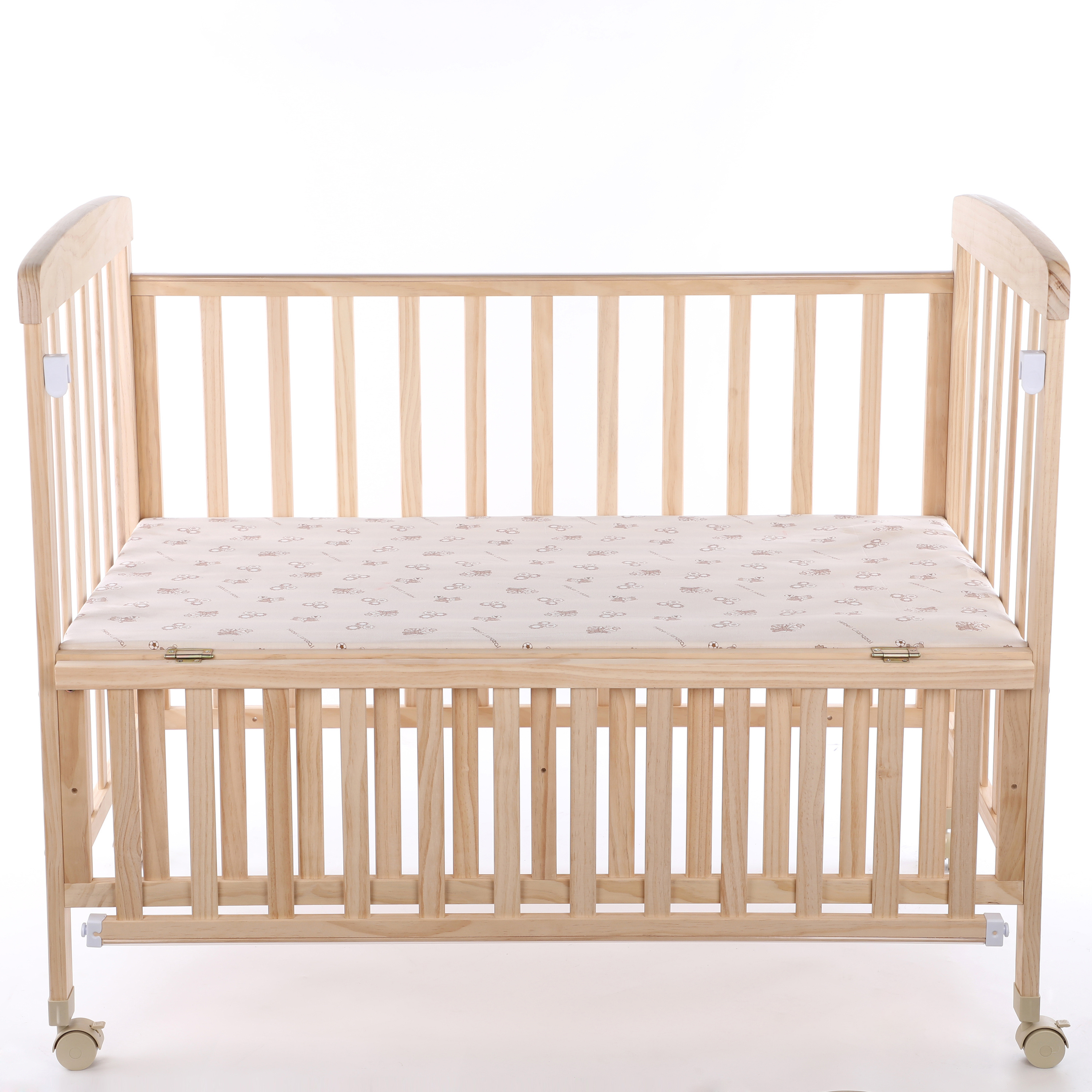 2023 new multifunctional wooden crib New Zealand pine solid wood crib