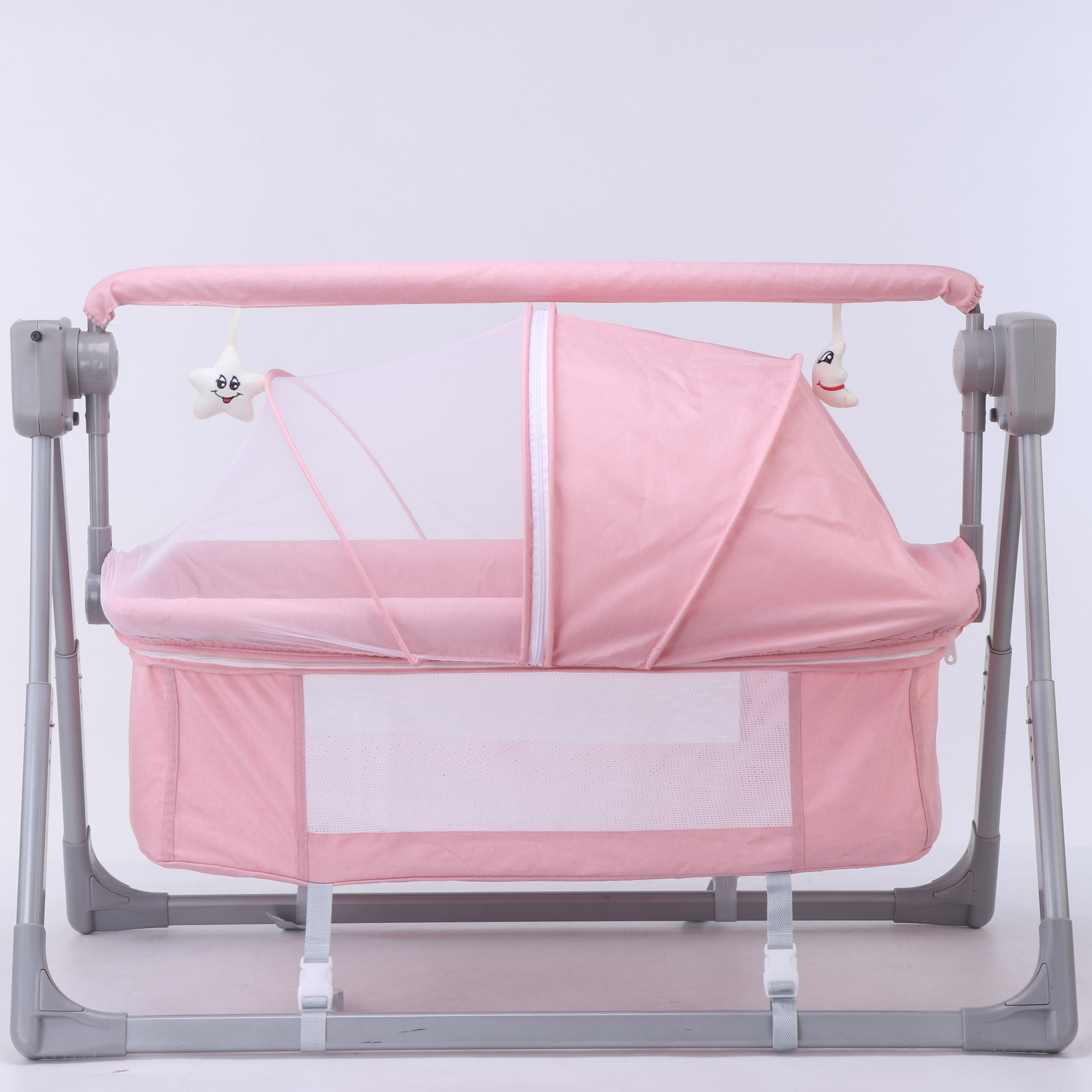 Factory hot sale baby crib basket baby music bed adjustable speed bed, factory direct sales