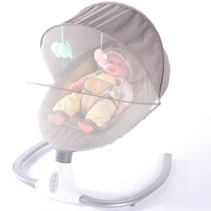 Vibrating baby rocking chair bouncer automatic electric baby swing with lovely toys