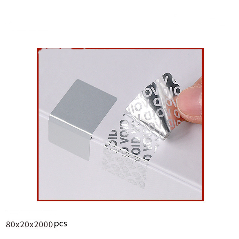 VOID Anti-tear label Anti-counterfeiting tamper-evident seal sticker Uncovering the left word anti-counterfeiting Sealing label